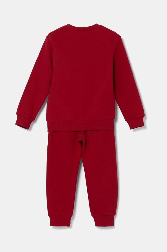 United Colors of Benetton dres bawełniany dziecięcy 3J68GK00K.P.Seasonal bordowy AW24