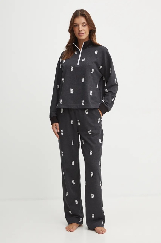 Dkny melegítő szett mintás szürke YI90018