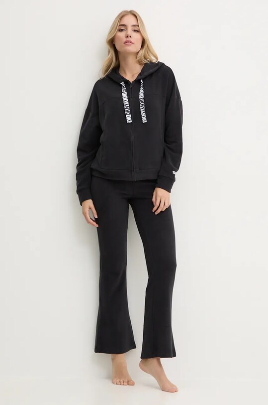 Dkny dres dzianina czarny YI90023