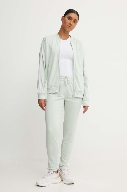 adidas melegítő szett Essentials aplikációval zöld IX1094