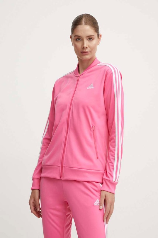 Tepláková súprava adidas Essentials nášivka ružová IX1096