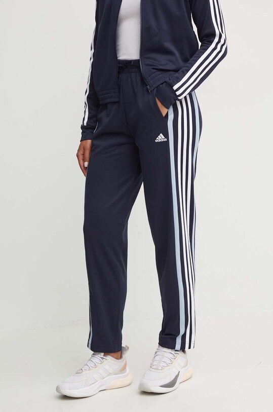 Abbigliamento adidas tuta da ginnastica Teamsport IX1107 blu navy