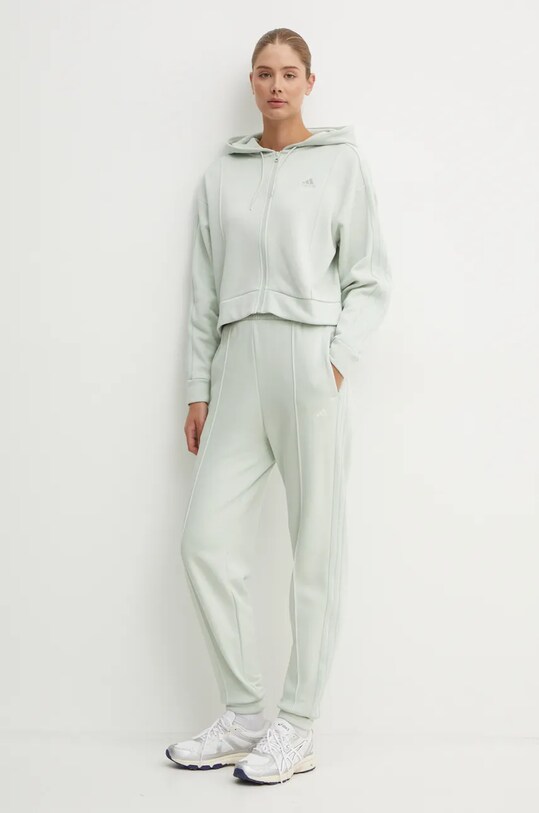 Tepláková souprava adidas Energize bavlna zelená IX1130