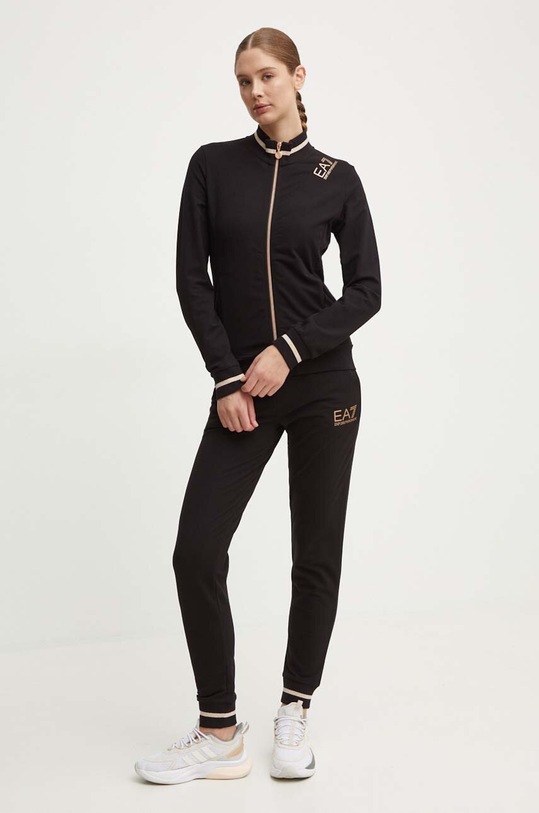 EA7 Emporio Armani tuta da ginnastica maglia nero TJVHZ.6DTV53.0210