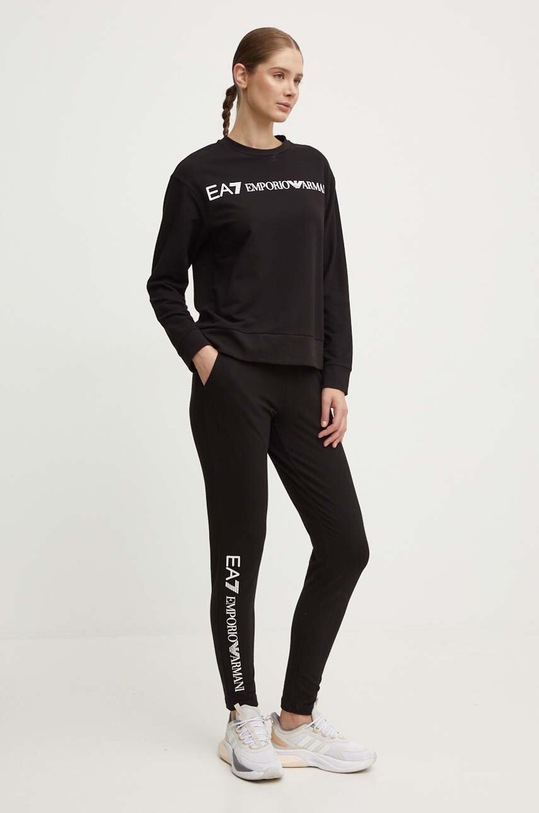 Tepláková souprava EA7 Emporio Armani pletenina černá TJTXZ.8NTV54.1200