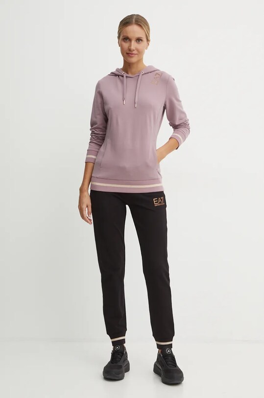 Tepláková souprava EA7 Emporio Armani pletenina růžová TJTXZ.8NTV56.23BC