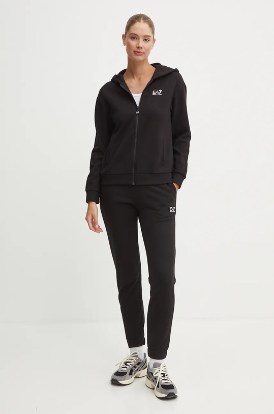 EA7 Emporio Armani trening tricotaj negru TJQLZ.6DTV57.1200