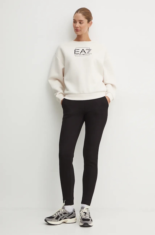 Tepláková souprava EA7 Emporio Armani pletenina béžová TJUXZ.6DTV61.21CQ