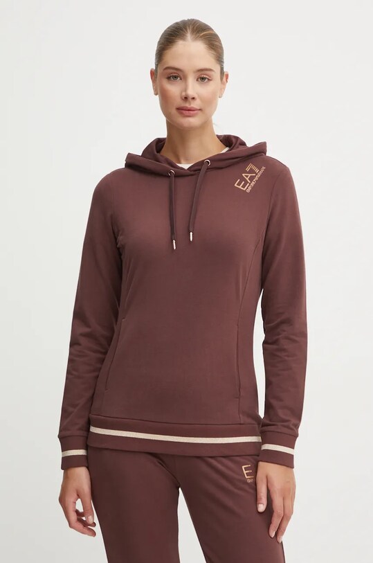 Odzież EA7 Emporio Armani dres TJTXZ.8NTV56.1755 brązowy