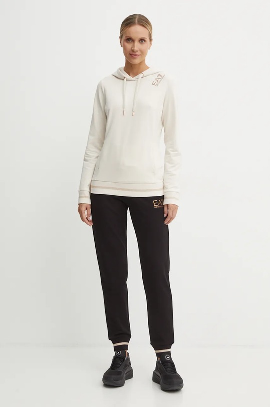 Спортивный костюм EA7 Emporio Armani трикотаж бежевый TJTXZ.8NTV56.21CQ