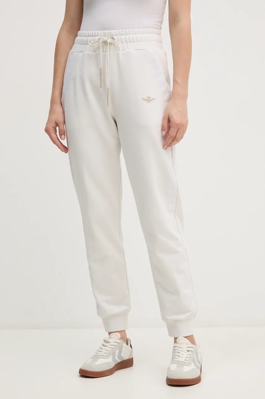 Aeronautica Militare pantaloni de trening tricotaj gri PF953DF481
