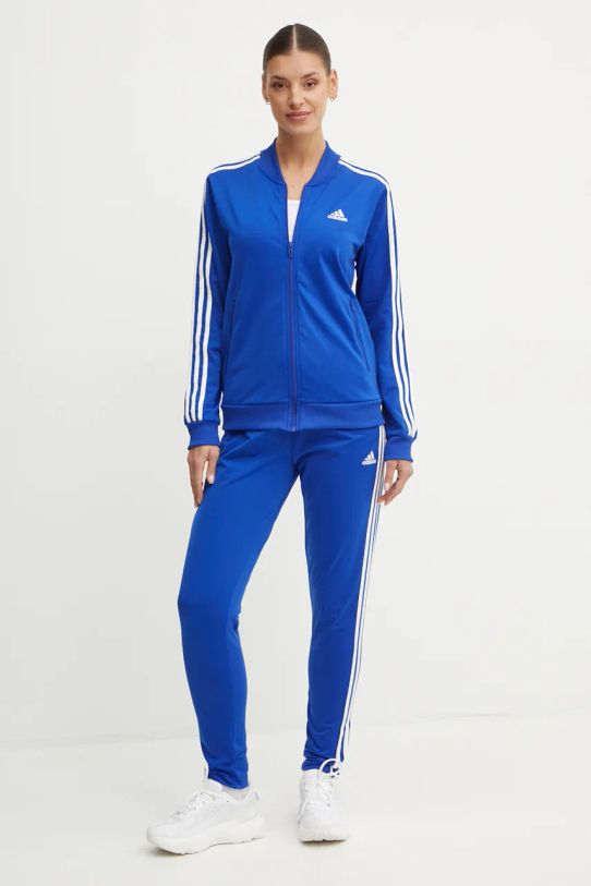 Спортивный костюм adidas Essentials аппликация голубой IX1097