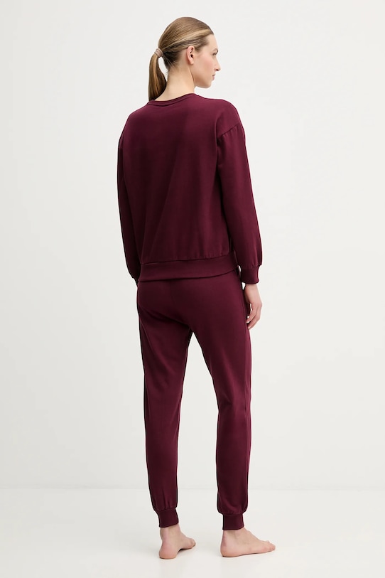 Fila dres bawełniany FPW4181 bordowy AW25