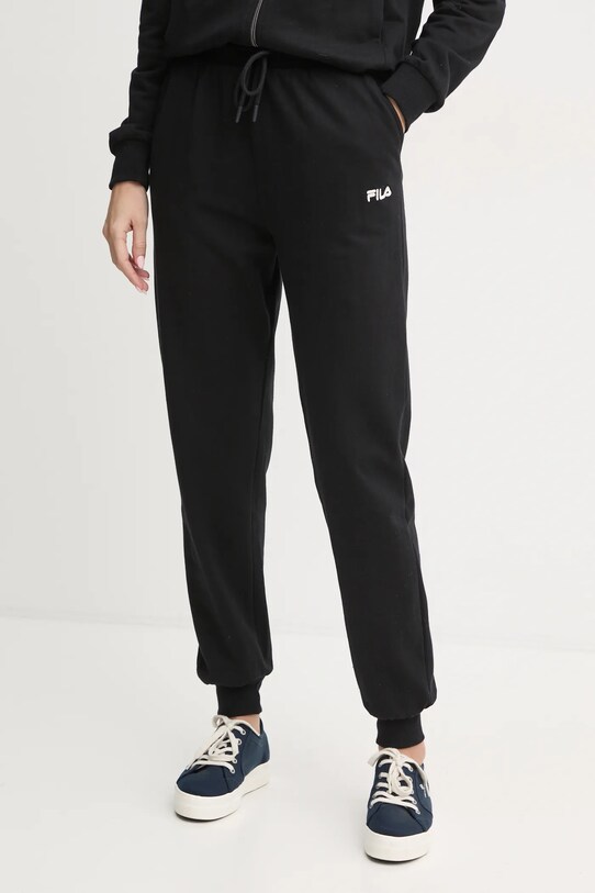 Fila trening lounge din bumbac negru FPW4182