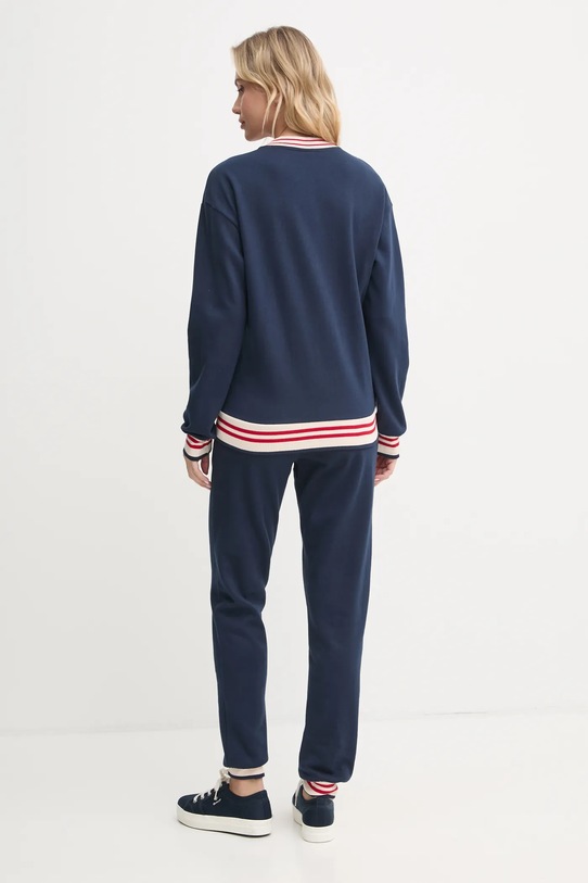 Бавовняний костюм лаунж Fila FPW4187 темно-синій AW25
