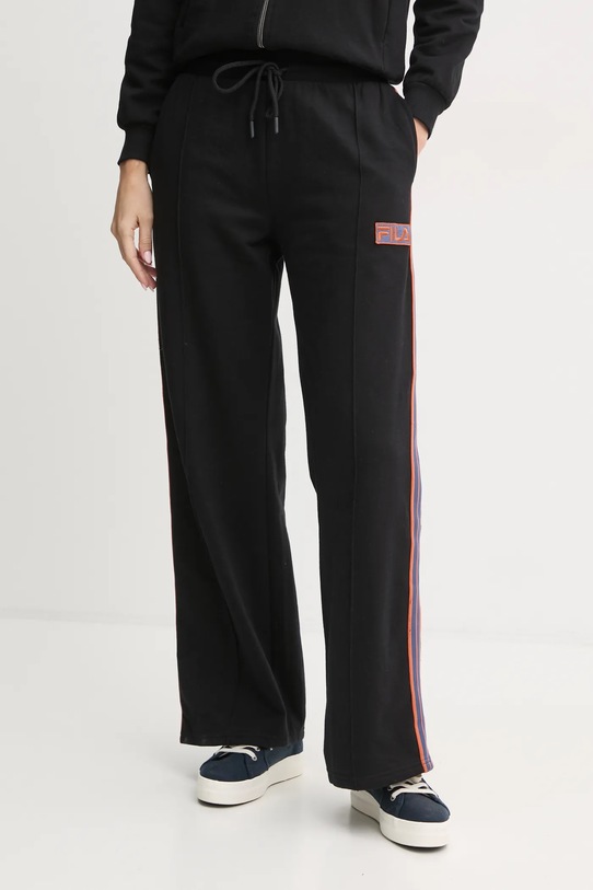 Bavlnená tepláková súprava Fila čierna FPW4188