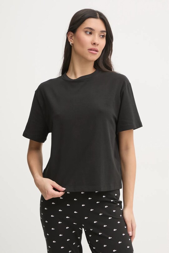 Odzież Lacoste piżama 4F3925 czarny