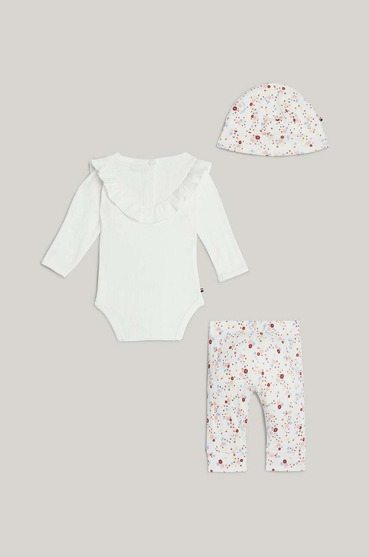 Detská bavlnená súprava Tommy Hilfiger 3-pak KN0KN01897.9BYH ružová AW24