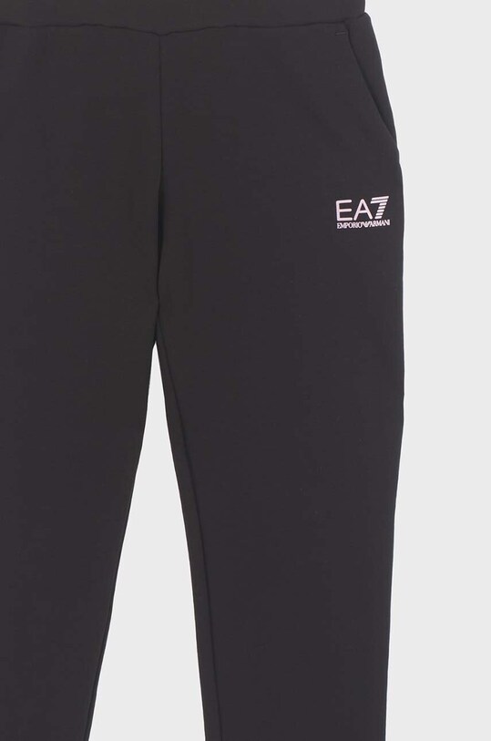 Детский спортивный костюм EA7 Emporio Armani чёрный 6DFV05.FJZIZ