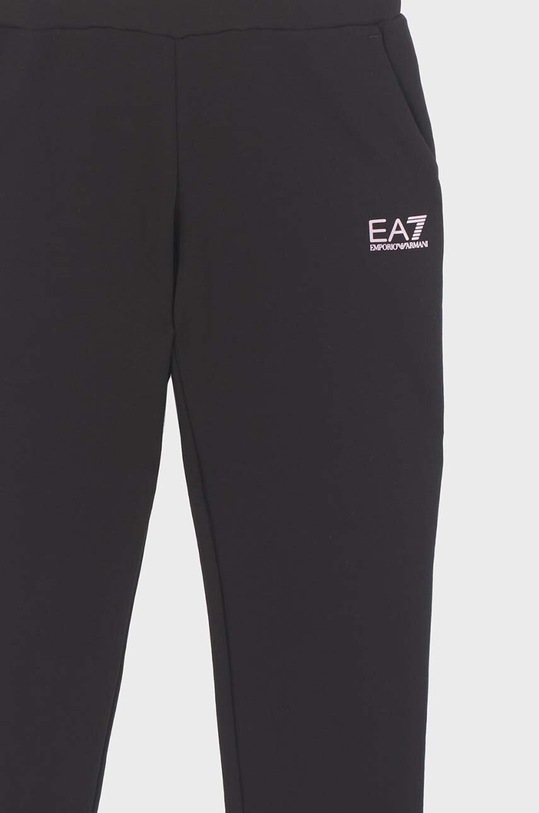 Dětská tepláková souprava EA7 Emporio Armani černá 6DFV05.FJZIZ