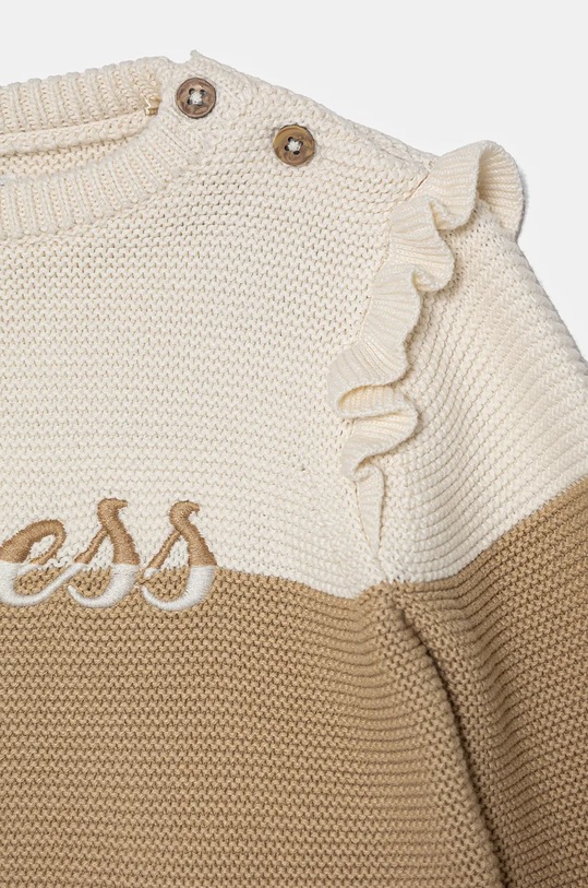 Detská bavlnená súprava Guess béžová A4YG21.Z3FK0.9BYH