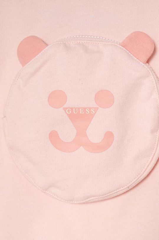 Девочка Детский хлопковый спортивный костюм Guess K4YG03.KA6R4.9BYH розовый
