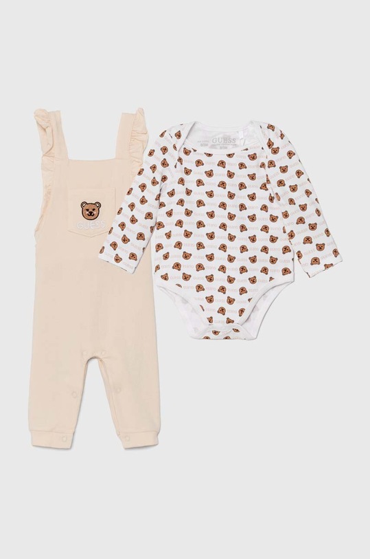 Sada pre bábätká Guess s elastanom béžová S4YG06.K6YW4.9BYH