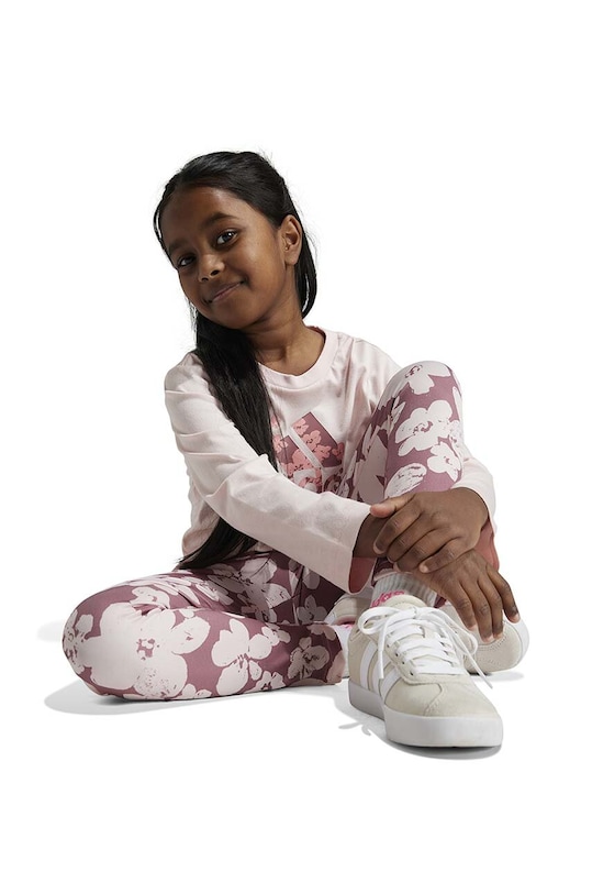 adidas komplet dziecięcy LG FLWR LEG SET IW3477