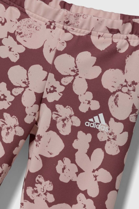 adidas komplet dziecięcy LG FLWR LEG SET różowy IW3477