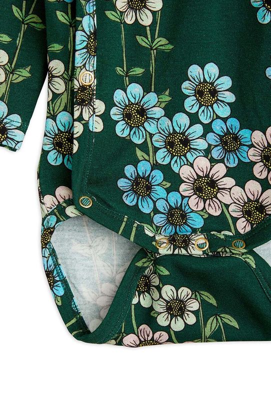 Djevojčice Pamučni komplet za bebe Mini Rodini Daisys 2474012175 zelena