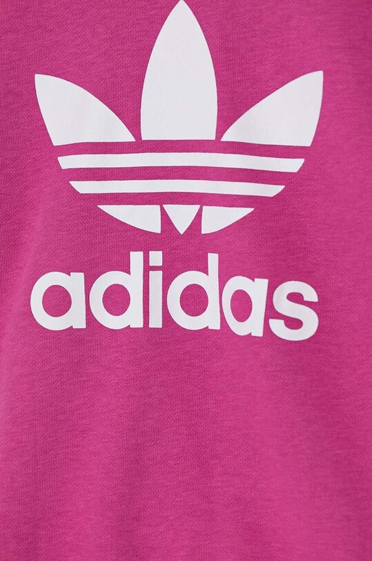 adidas Originals dres dziecięcy TREFOIL CREW SE różowy IY4781