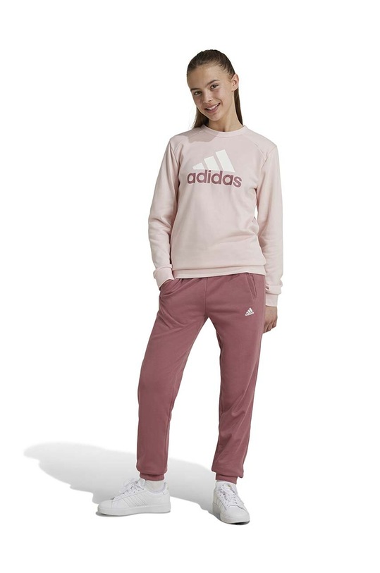 adidas dres dziecięcy J BL FT TS dzianina różowy IY5432