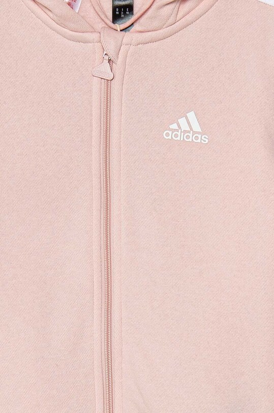 Dievča Tepláková súprava pre bábätká adidas I 3S FZ FLOG IV7410 ružová