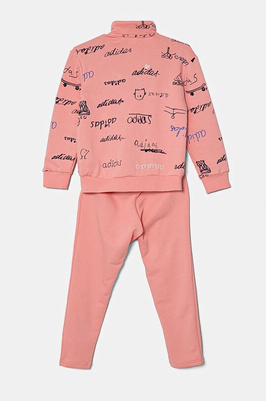 Dziewczynka adidas dres dziecięcy LK BLUV TS IV9447 różowy