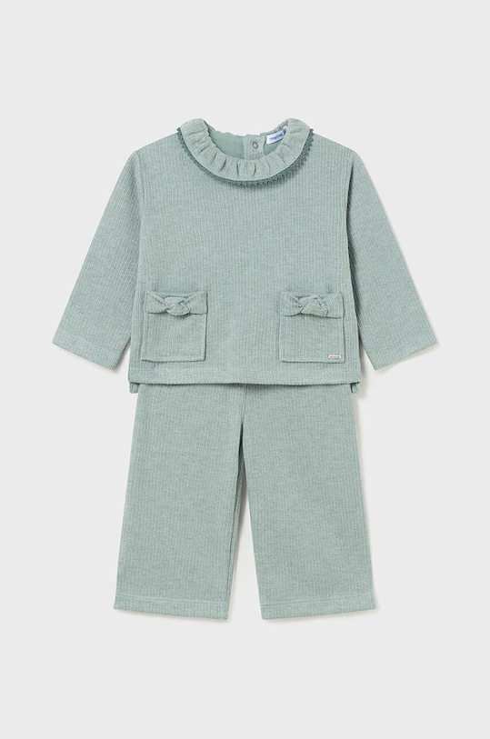 Σετ μωρού Mayoral πλεκτό ύφασμα τιρκουάζ 2550.4G.Baby.9BYH