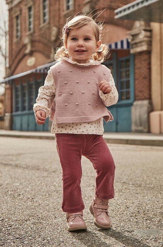 Dječji komplet Mayoral 3-pack pletivo roza 2551.4G.Baby.9BYH