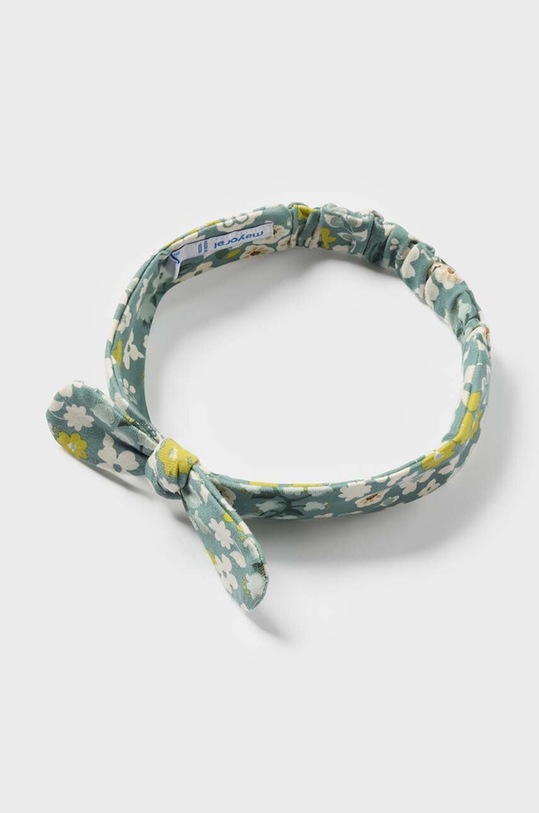 Dziewczynka Mayoral komplet dziecięcy - bluzka, legginsy i opaska 2711.4H.Baby.9BYH turkusowy