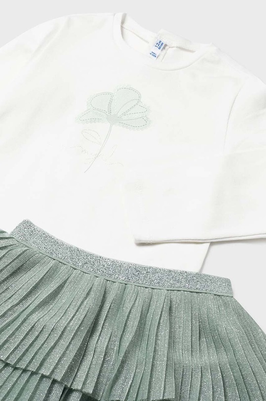 Дівчинка Дитячий комплект - жакет, лонгслів і спідниця Mayoral 2928.4A.Baby.9BYH бірюзовий