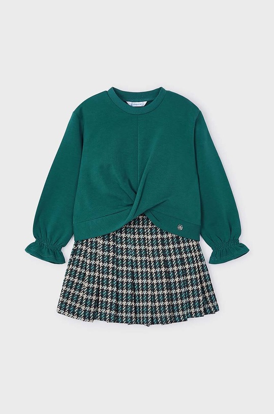 Mayoral set - camicetta e gonna 4220.6H.Mini.9BYH turchese AW24