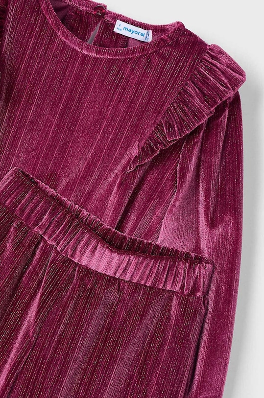 Mayoral komplet dziecięcy - bluzka i spodnie 4550.6A.Mini.9BYH czerwony AW24