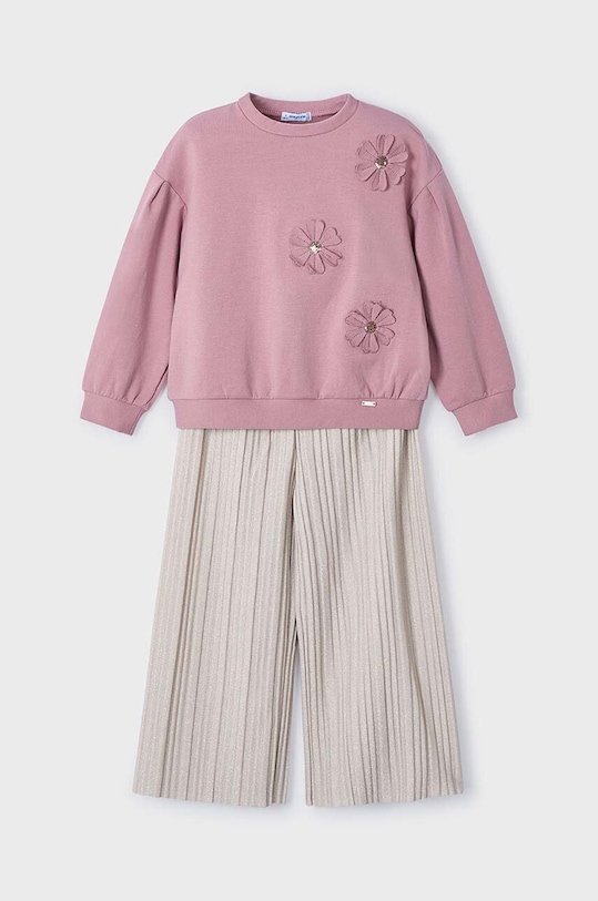 Mayoral compleu copii tricotaj roz 4551.6B.Mini.9BYH