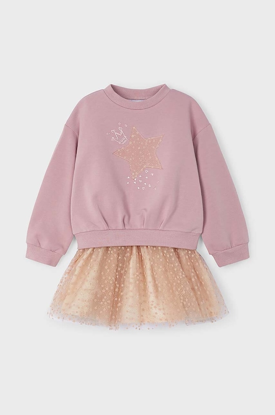 Mayoral komplet - bluza i spódnica 4937.6K.Mini.9BYH różowy AW24