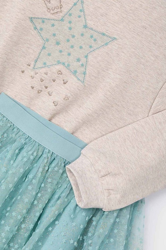 Sada - halenka a sukně Mayoral 4937.6K.Mini.9BYH tyrkysová AW24