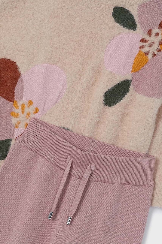 Mayoral komplet dziecięcy 4553.6C.Mini.9BYH różowy AW24