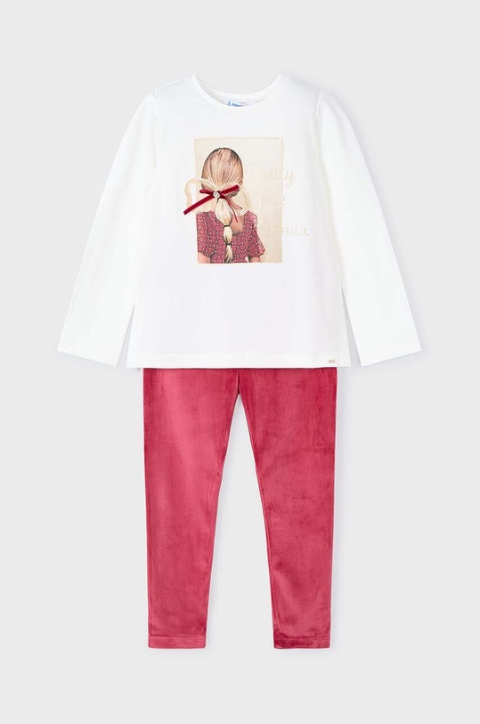 Mayoral compleu copii bumbac rosu 4705.6A.Mini.9BYH