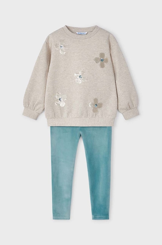 Παιδικό σετ Mayoral πλεκτό ύφασμα τιρκουάζ 4706.6B.Mini.9BYH