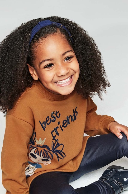 Παιδικό φούτερ και κολάν Mayoral καφέ 4708.6D.Mini.9BYH