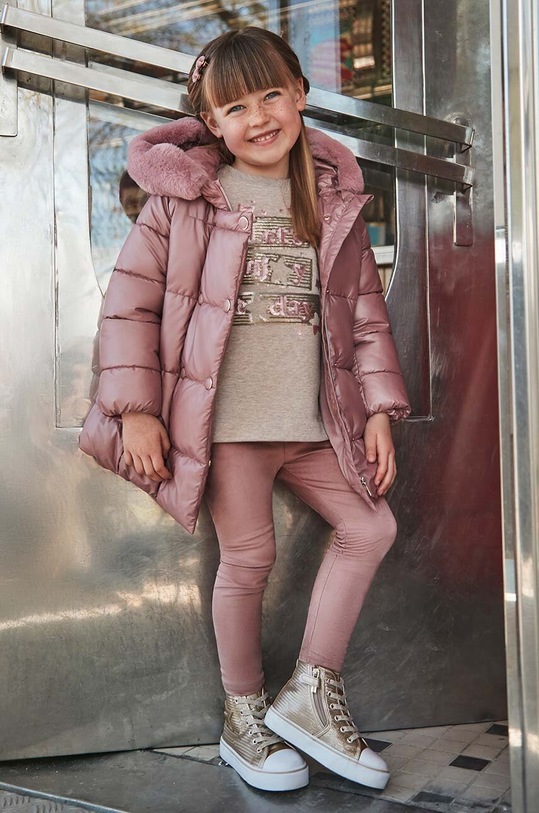 Mayoral komplet dziecięcy dzianina różowy 4709.6E.Mini.9BYH