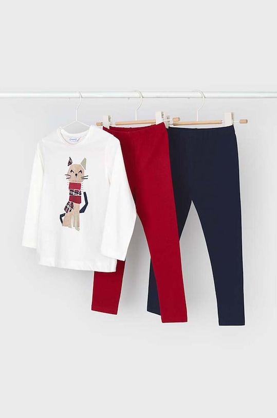 Mayoral compleu copii bumbac rosu 4711.6H.Mini.9BYH