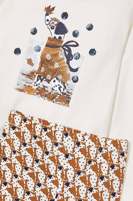 Παιδικό σετ Mayoral 4713.6L.Mini.9BYH μπεζ AW24